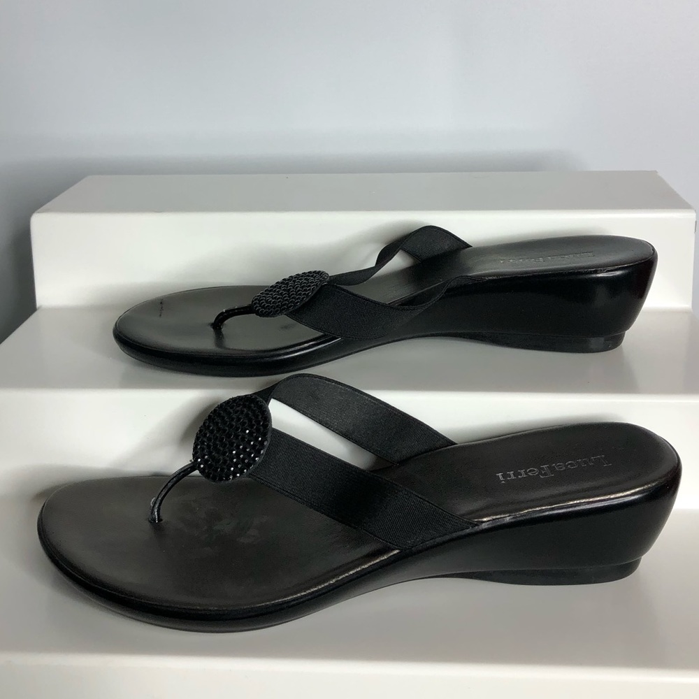 Luca Ferri Black Sandals Brand New!!
